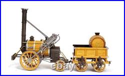 OcCre Rocket Steam Locomotive Wooden Model Kit, 1/24 Scale