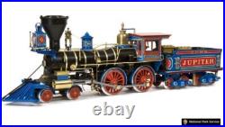 Occre Jupiter American Steam Train 132 Scale Wood & Metal Model Kit + GLUE PACK