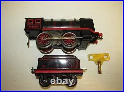 Old Karl Bub Scale 0 Railway Uhrwerks Steam Locomotive KB 460 With Tender +Key