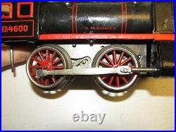 Old Karl Bub Scale 0 Railway Uhrwerks Steam Locomotive KB 460 With Tender +Key