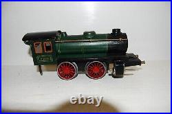 Old Märklin Scale 0 Tin Steam Locomotive R 1050 Without Tender Clockwork Intact