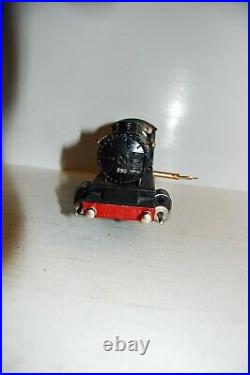 Old Märklin Scale 0 Tin Steam Locomotive R 1050 Without Tender Clockwork Intact