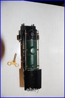 Old Märklin Scale 0 Tin Steam Locomotive R 1050 Without Tender Clockwork Intact