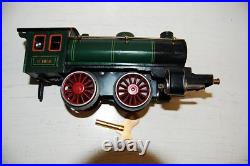 Old Märklin Scale 0 Tin Steam Locomotive R 1050 Without Tender Clockwork Intact