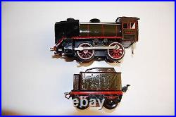 Old Märklin Scale 0 Tin Steam Locomotive R 12880 Electric 20 V+ Tender 889/0