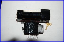 Old Märklin Scale 0 Tin Steam Locomotive R 910+ Tender 909 Clockwork Intact 29cm