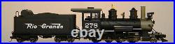 On30 Scale Broadway-Limited Imports #901 C-16 2-8-0 D&RGW #278 withDCC/QSI Sound