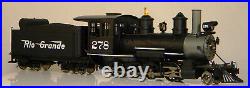 On30 Scale Broadway-Limited Imports #901 C-16 2-8-0 D&RGW #278 withDCC/QSI Sound