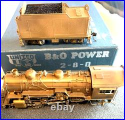 Oo/ Ho Brass Atlas Industries United Scale Models B & O Power 2-8-0boxed, Papers