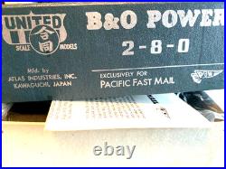 Oo/ Ho Brass Atlas Industries United Scale Models B & O Power 2-8-0boxed, Papers