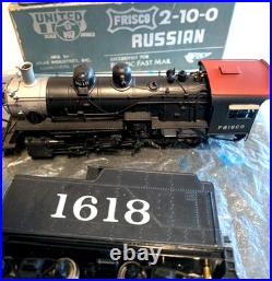 Oo/ Ho Brass Atlas Scale Models For Pfm Frisco 2-10-0 Russian #1618 Boxed Oo/ Ho Brass Atlas Scale Models For Pfm Frisco 2-10-0 Russian #1618 Boxed