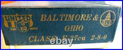 Oo/ Ho Brass B&o United Scale Models Class E-27 Ca 2-8-0 Baltimore & Ohio 903