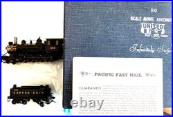 Oo/ Ho Brass United Scale Models Ma & Pa Consolidation Loco 566 & Tender Dv&n