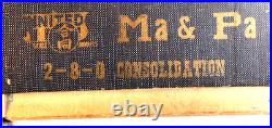 Oo/ Ho Brass United Scale Models Ma & Pa Consolidation Loco 566 & Tender Dv&n