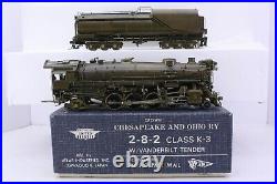 PFM Atlas Brass Crown HO Scale C & O 2-8-2 Class K-3 Locomotive & Tender