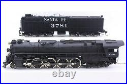 PFM Atlas Brass HO Scale Santa Fe 4-8-4 Northern Locomotive Custom Paint