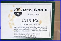 PRO-SCALE KIT BUILT BRASS LNER 2-8-2 CLASS P2 LOCO 2001 COCK O' the NORTH ol