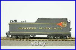 Pacific Fast Mail PFM HO Scale Brass Western Maryland 2-8-0 Steam Engine Set