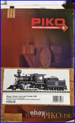 Piko 38228 Mogul G Scale Steam Loco Rio Grande Analogue Garden Railway Train#208