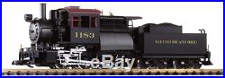 Piko 38245, G Scale, B&O Camelback 0-6-0 Locomotive withDCC/Smoke/Sound/Lights