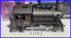 Piko G Scale Baltimore & Ohio 0-6-0t Steam Loco 95 With Sound #pk-38201 Boxed