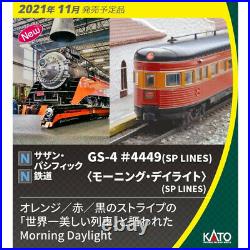Pre N Scale Kato 12604-6 GS-4 Southern Pacific #4449 Steam Engine Model Train