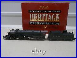 Proto/ Heritage Pennsylvania 2-8-8-2 Steam Locomotive # 376 & Tender N Scale