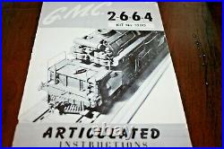 RARE General Models early O Scale 2-6-6-4 Steam Loco and Tender in good cond