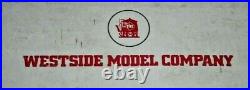 Rare Westside Beautiful O Scale Brass AT&SF Mikado in good condition IN OB