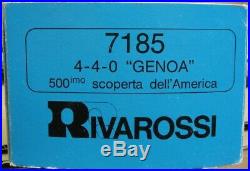 Rivarossi 7185 4-4-0 General Genoa Steam Engine O-Scale NOS