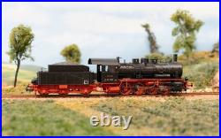 Rivarossi HR2893S DR Steam Locomotive 55 7254 Black/red Livery Gauge 187 Scale
