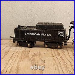 S Scale American Flyer Steam Locomotive & Nickel Plate Road Tinder Refebished