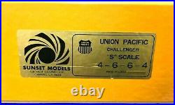 S Scale Brass Sunset Models Union Pacific 4-6-6-4 Challenger Nice In Box Up Rare