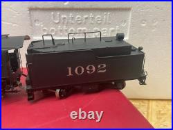 SAMHONGSA HO Scale Steam Locomotive 2-6-2 Brass AT&SF N. 1050 Boxed NICE ITEM