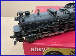 Samhongsa Brass Ho Scale Steam Locomotive 2-10-0 Decapod Painted Prr Nice