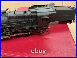 Samhongsa Brass Ho Scale Steam Locomotive 2-10-0 Decapod Painted Prr Nice
