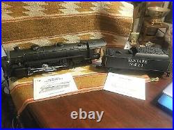 Scarce Aristo-craft 21411 Santa Fe 3411 Steam Locomotive & Coal Tender G Scale
