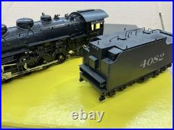 Sunset Models Brass Ho Scale Steam Locomotive 2-8-2 Atsf Santa Fe Nice