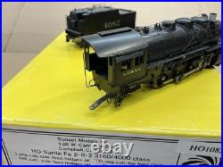 Sunset Models Brass Ho Scale Steam Locomotive 2-8-2 Atsf Santa Fe Nice