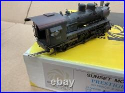 Sunset Models Ho Scale Brass Steam Locomotive 2-10-0 Frisco Copper Belt Line