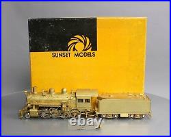 Sunset Models O Scale AT&SF #1971 Steam Locomotive & Tender Unpainted EX/Box