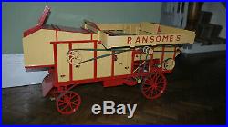 Superb 2 Inch Scale Live Steam Traction Engine Ransomes Threshing Machine