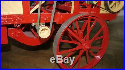 Superb 2 Inch Scale Live Steam Traction Engine Ransomes Threshing Machine