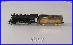 United Models HO Scale BRASS Santa Fe 2-8-0 Steam Locomotive & Tender/Box