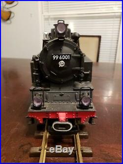 Used G Scale LGB 2080D Steam Locomotive BR 99 6001 Dr 2-6-2T In Original Box