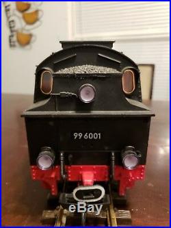 Used G Scale LGB 2080D Steam Locomotive BR 99 6001 Dr 2-6-2T In Original Box