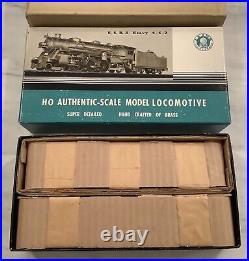 VINTAGE 1963 AKANE HO Scale USRA 4-6-2 BRASS LOCOMOTIVE, NOS Never Run