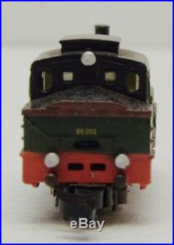 VTG Marklin Mini Club 8165A LTD Green Red Belgian Steam Locomotive Z Scale 0-6-2