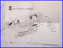 Vintage Keyser (K's) 00 Scale Gresley P2 2-8-2 loco kit -unbuilt