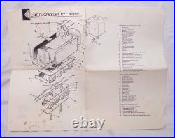 Vintage Keyser (K's) 00 Scale Gresley P2 2-8-2 loco kit -unbuilt